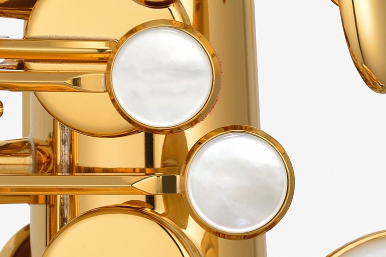 Mother of pearl key button