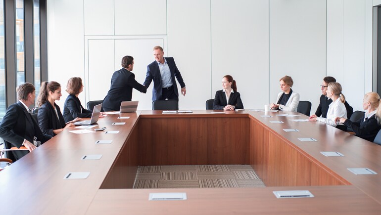 Photo showing conference room