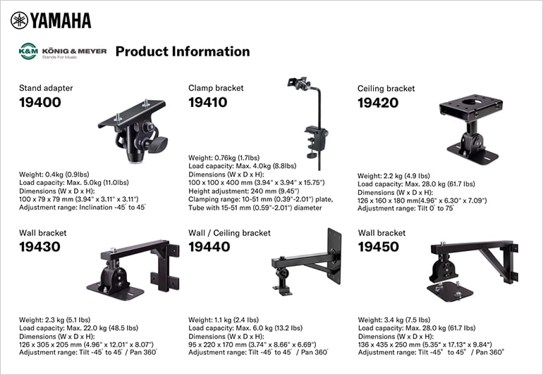 König & Meyer General Bracket