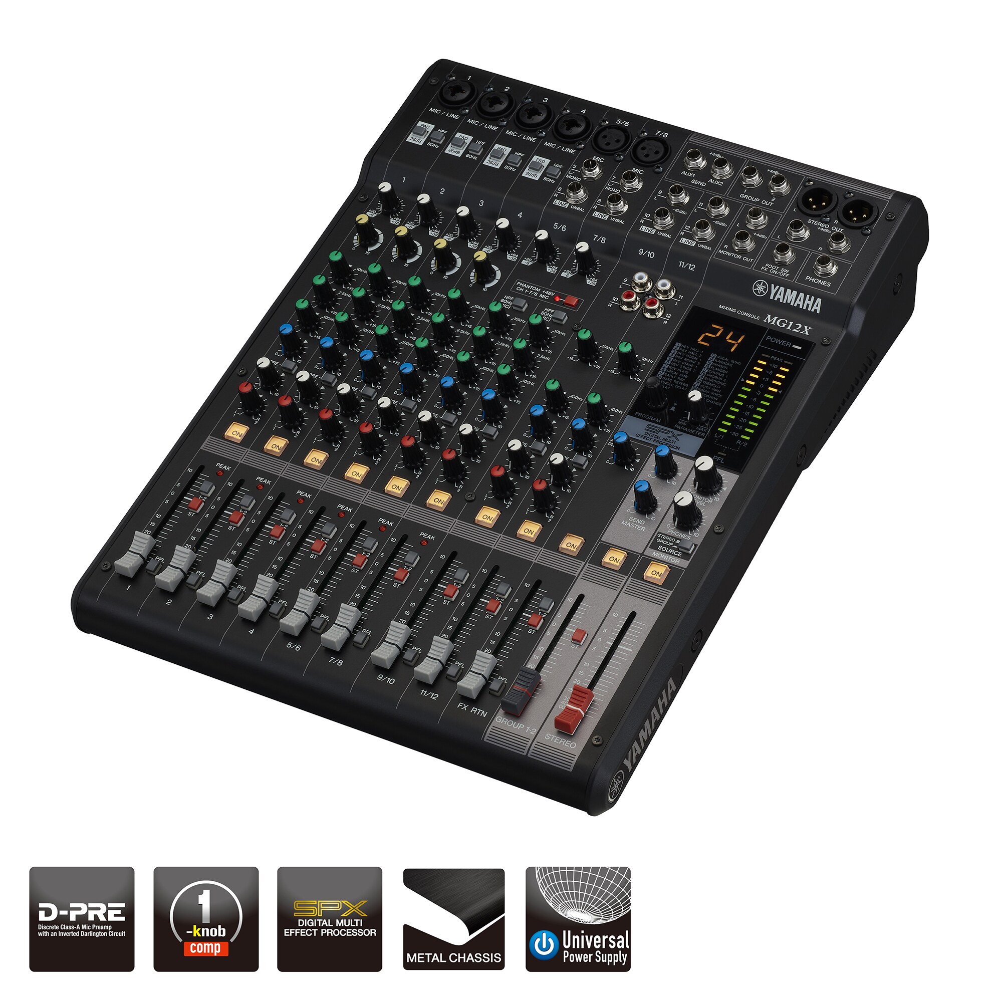 MG Series - Overview - Mixers - Products - Audio - Yamaha