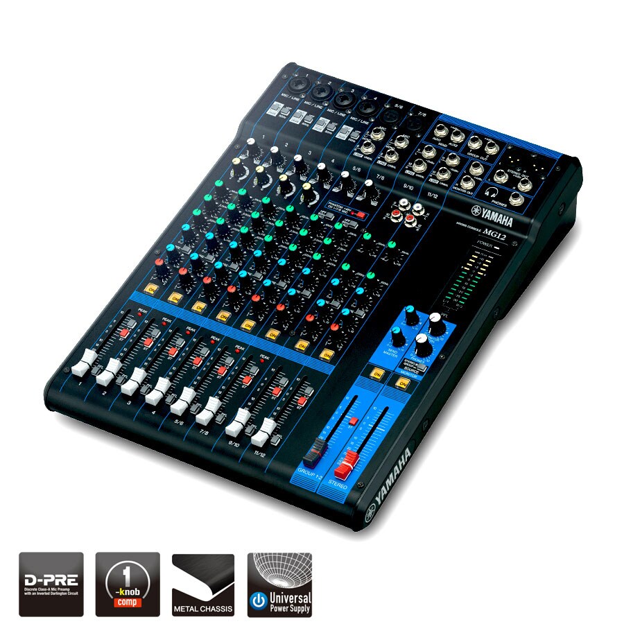 MG Series - Overview - Mixers - Products - Audio - Yamaha
