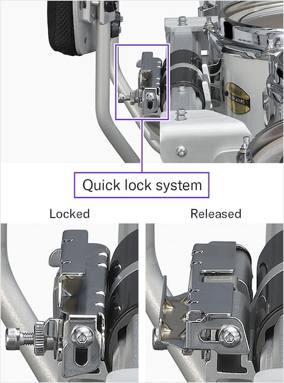 Quick lock mounting system