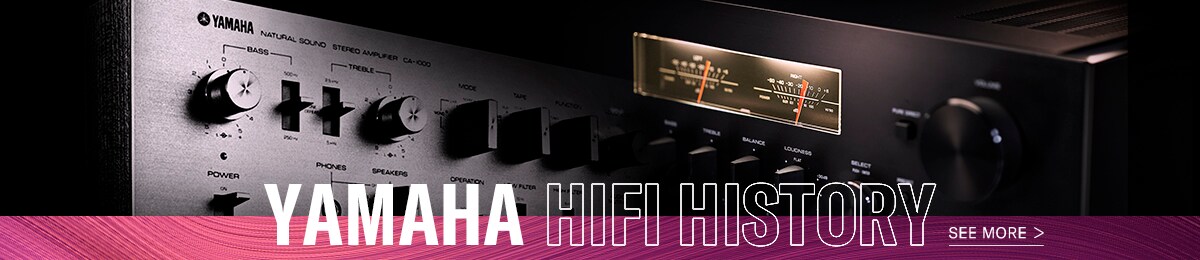 Yamaha HiFi History Banner