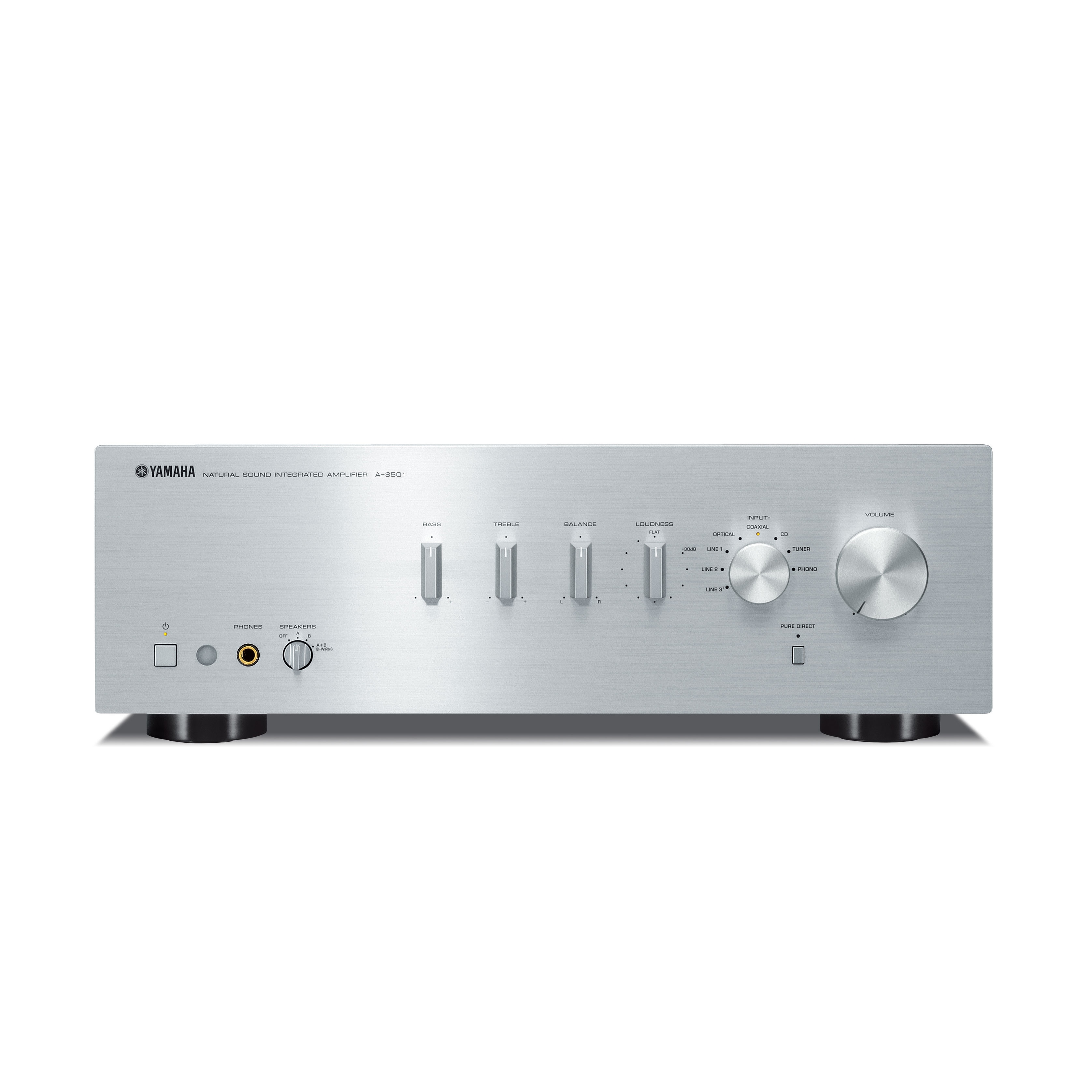 アンプ ヤマハ A-S501 Yamaha A-S501 Natural Sound Integrated Stereo Amplifier Silver