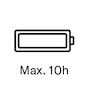 Battery Max. 10h