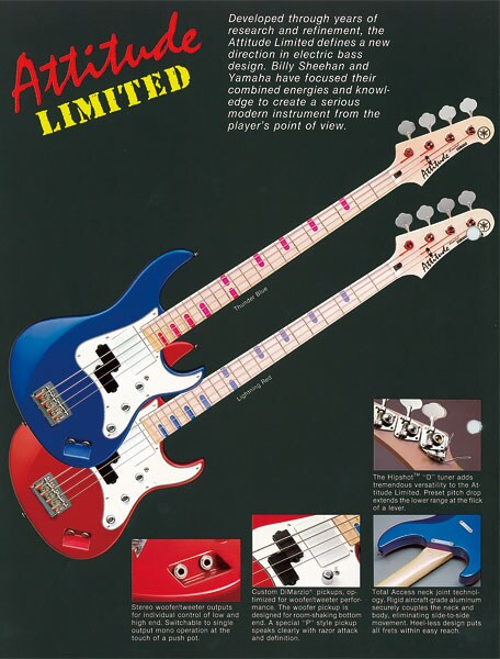 Attitude Limited Billy Sheehan Signature Model