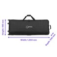 Dedicated carrying soft case for Genos with the wheels